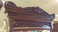 Antique Marble Top Dresser w/ Beveled Tilt Mirror