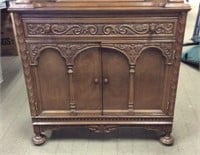 Antique Cabinet with Beautiful Carvings