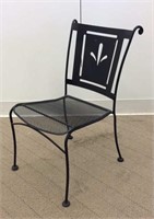 Iron Patio Chair & Tile Top Table