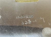 3 Platters, Nambe’ 555, 11” x 11”, Faberware 12”