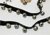 Leather Straps with Bells, 2 are 30” long, 3 are