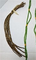 Native Roach, Bead Necklace, Sash, etc