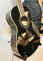 Greg Bennet #ST6-1 BK, Acoustic Guitar, plus Soft