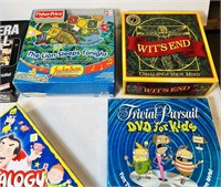 9 Various types of Games, 1 is a puzzle