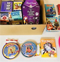 Card Games, Travel size Games, Frisbee, etc