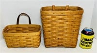 2 Longaberger Hanging Baskets