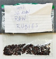1940’s SE Asian Raw Rubies