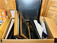 Picture Frames and Photo Albums, 2 boxes full