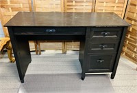 Wooden Desk, 4 Drawers, plus Floor Mat, desk is
