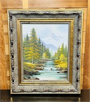Original Art Painting, Nicely Framed, Signed by