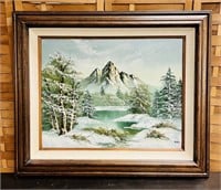 Original Oil Painting on Canvas by Reeves, Nice