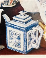 Framed Print of Tea Pots, 26” x 22” frame