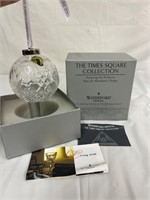 Waterford Crystal ORNAMENT 2001 TIMES SQUARE HOPE