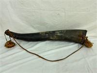 Antique Powder Horn, 19" Long