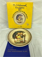 vintage M.J. First Edition 1975 anniversary plate