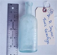 Dr. D. Jaynes Tonic Vermifuge medicine bottle 1840