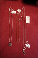 (3) Sterling Necklaces