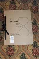 Signed Julie Longacre A Sketch In Time Book