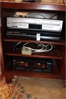 Panasonic VCR Player Toshiba DVD Player Sansi Deck