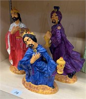 Three porcelain figurines