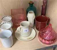 Miscellaneous cups and vases