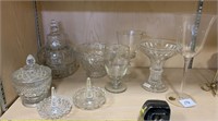 Miscellaneous glass bowls and cups