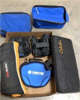 Flat of bags, ankle weights