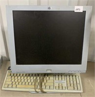 HP monitor and keyboard