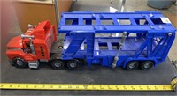 Toy hauling truck