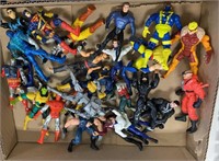 Vintage, collectible assortment of action figures