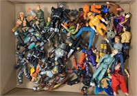 Flat of collectible action figures