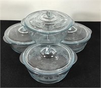 4 PHILBE CASSEROLE DISHES