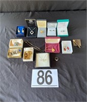 [N] Assorted Gold Tone & Silver Tone Jewelry Lot#2