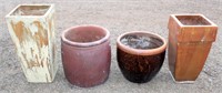 (4) Large - Very Heavy Planters
