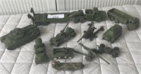 Metal Army Vehicles and Weapons