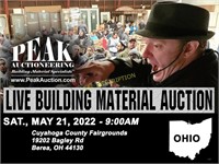 Cleveland, OH May 21, 2020 Peak Building Material Auction
