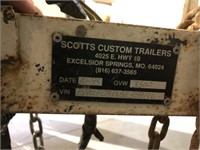 Scott’s Custom Trailer, 5’ x 8’ Heavy Duty