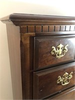 Highboy Solid Wood 6-Drawer Dresser