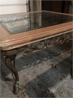 Glass, Wood and Metal Square Tables