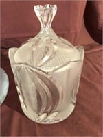 Glass Punch Bowl, Canister, Decanter