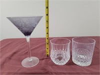 12pcs of Glasses- Martini Glasses, Short Glasses