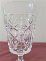 Clear Glass Stemware Crystal Look (12 matching)