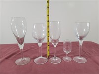 Assorted Glass Stemware - 19 Pcs