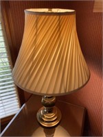 Stiffel Solid Brass Table Lamp 30in H