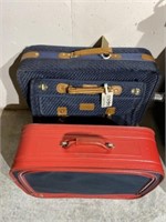 Vintage Grasshopper Suitcase, Suitcase/Garment Bag