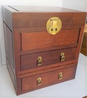 Rosewood Silver Chest