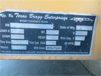 (DMV) 1990 Texas 6' 5" x 12' Utility Trailer