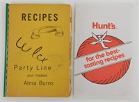 Party Line Recipe Book/Hunts Recipe Book