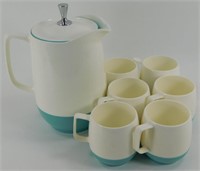 * Insulated Pitcher with Cups: 1950's (?)