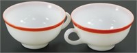 * Pyrex Pink Flamingo Coffee/Tea Cups: 2 Pyrex